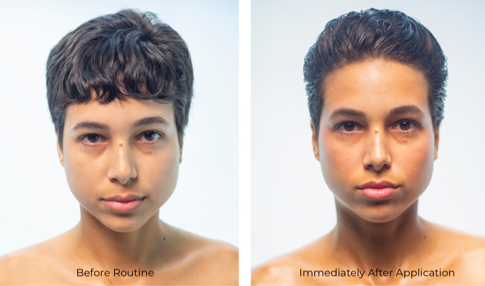 jorovi skin beauty set before and after skincare routine natural glow