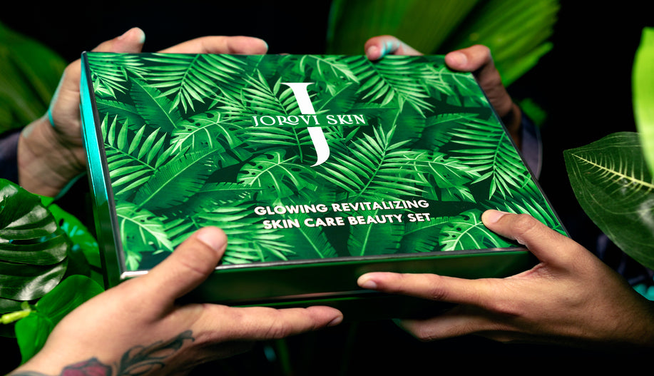 Jorovi Beauty Set: Comprehensive skincare with SPF 50 for healthy, radiant skin this winter.